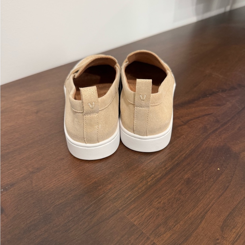Vionic Women's Beige Slip-On Loafers with White Sole - Picture 6 of 10